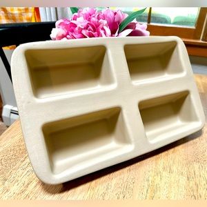Pampered Chef Stoneware Loaf Pan